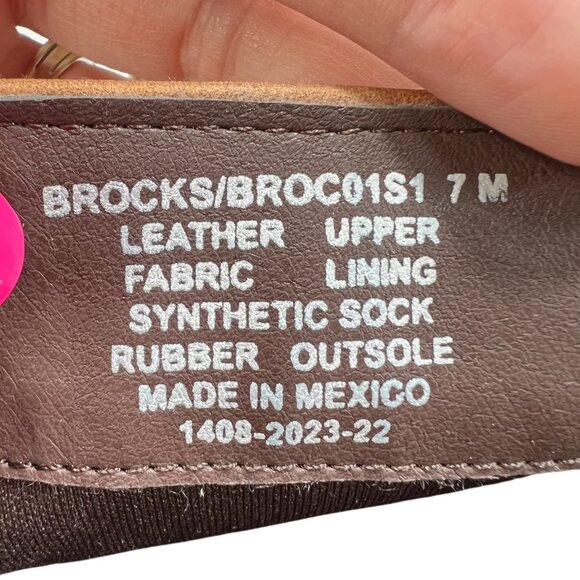 Steve Madden Lug Sole Square Toe Brock Tall Leather Buckled Boots Size 7 - Picture 6 of 8